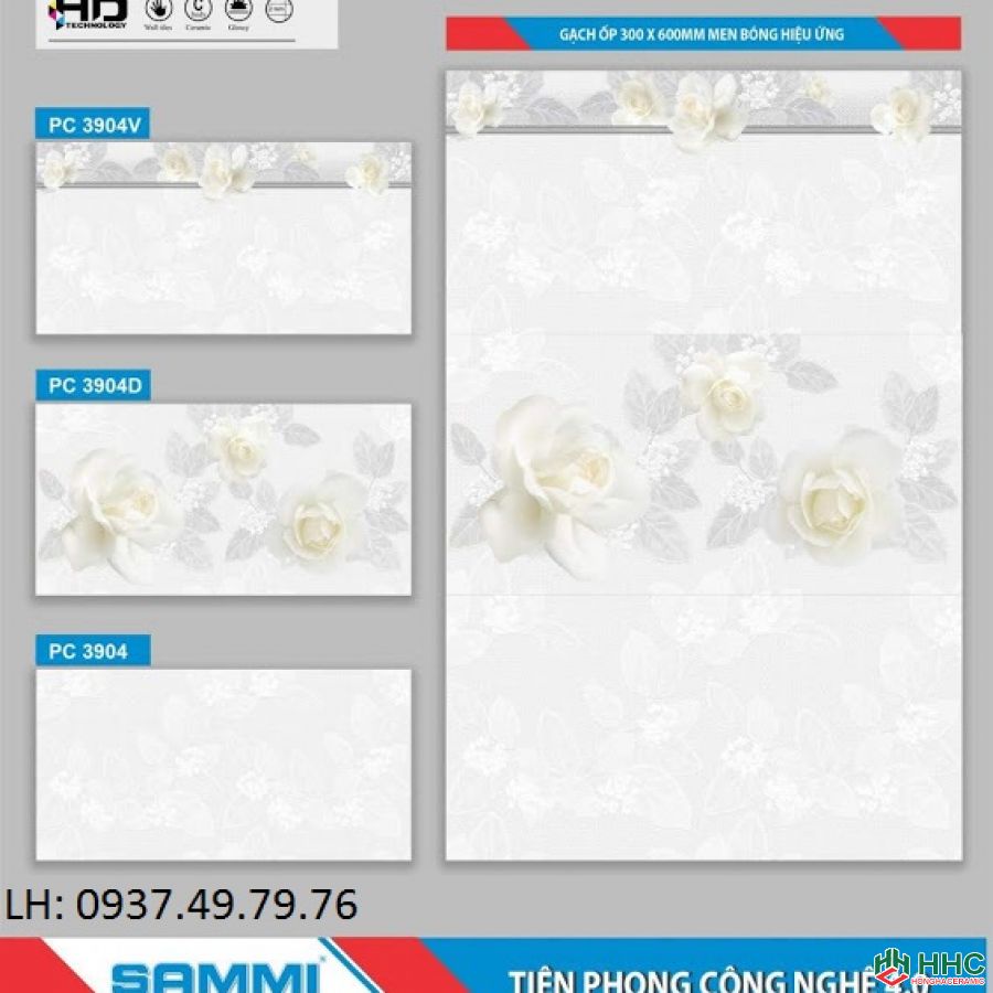 Gạch ốp tường 30x60 Sammi HA 3904